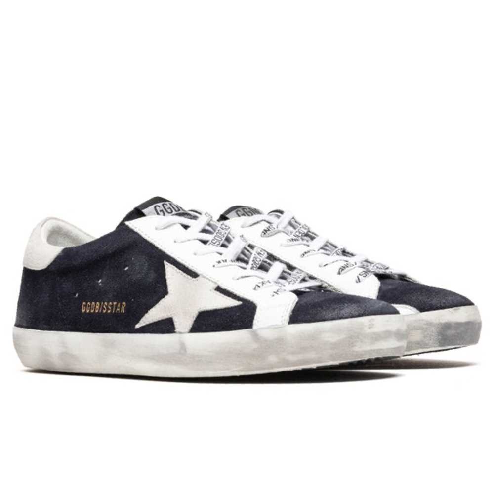 GOLDEN GOOSE
SUPER-STAR SNEAKERS - NIGHT BLUE/ICE